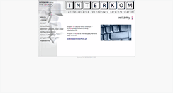 Desktop Screenshot of interkom.pl