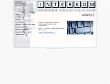 Tablet Screenshot of interkom.pl